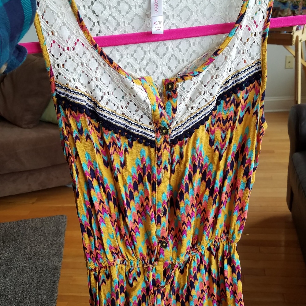 *💛 $ DROP*Gorg  Aztec Print/Lace Knit Romper💛 - Picture 8 of 8